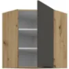 Obrazek Szafka Kuchenna Aria-Gr/Ar Anti Fingerprint 60x60 Gn-72 1f (45°)