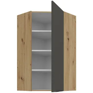 Obrazek Szafka Kuchenna Aria-Gr/Ar Anti Fingerprint 60x60 Gn-108 1f (45°)