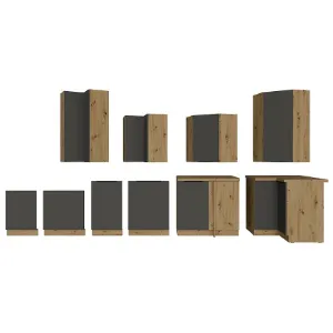 Obrazek Szafka Kuchenna Aria-Gr/Ar Anti Fingerprint 60x60 Gn-108 1f (45°)