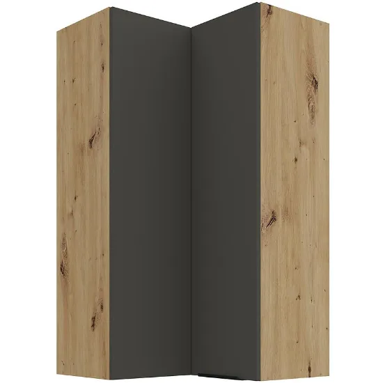 Obrazek Szafka Kuchenna Aria-Gr/Ar Anti Fingerprint 60x60 Gn-108 2f (90°)