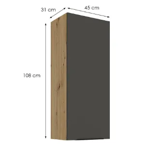 Obrazek Szafka Kuchenna Aria-Gr/Ar Anti Fingerprint 45g-108 1f