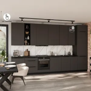 Obrazek Szafka Kuchenna Aria-Gr/Bl Anti Fingerprint 60gu-36 1f