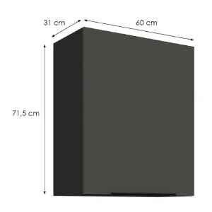 Obrazek Szafka Kuchenna Aria-Gr/Bl Anti Fingerprint 60g-72 1f