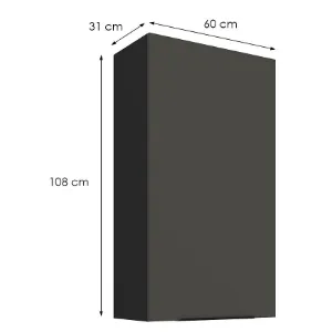 Obrazek Szafka Kuchenna Aria-Gr/Bl Anti Fingerprint 60g-108 1f
