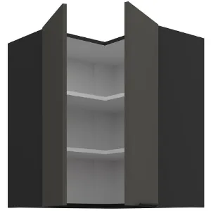 Obrazek Szafka Kuchenna Aria-Gr/Bl Anti Fingerprint 60x60 Gn-72 2f (90°)