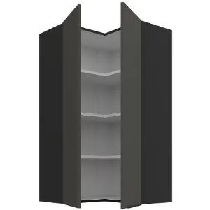 Obrazek Szafka Kuchenna Aria-Gr/Bl Anti Fingerprint 60x60 Gn-108 2f (90°)