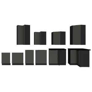 Obrazek Szafka Kuchenna Aria-Gr/Bl Anti Fingerprint 50gu-36 1f