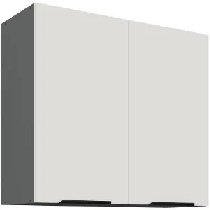 Obrazek Szafka Kuchenna Aria-Wh/Ant Anti Fingerprint 80g-72 2f