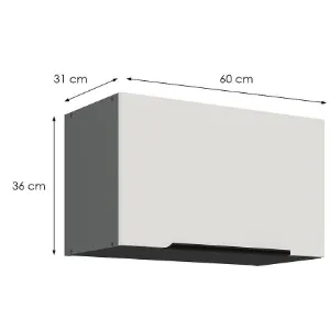 Obrazek Szafka Kuchenna Aria-Wh/Ant Anti Fingerprint 60gu-36 1f