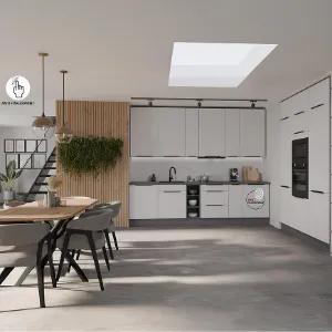 Obrazek Szafka Kuchenna Aria-Wh/Ant Anti Fingerprint 60gu-36 1f