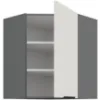 Obrazek Szafka Kuchenna Aria-Wh/Ant Anti Fingerprint 60x60 Gn-72 1f (45°)