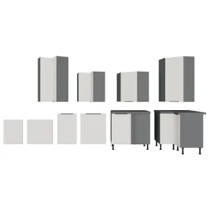 Obrazek Szafka Kuchenna Aria-Wh/Ant Anti Fingerprint 50gu-36 1f