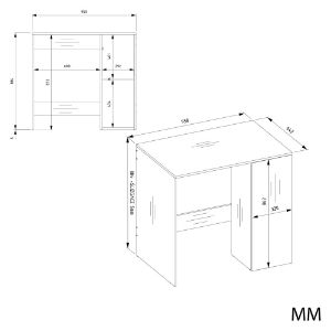 Obrazek Szafka na pralkę Zara NP1D biały
