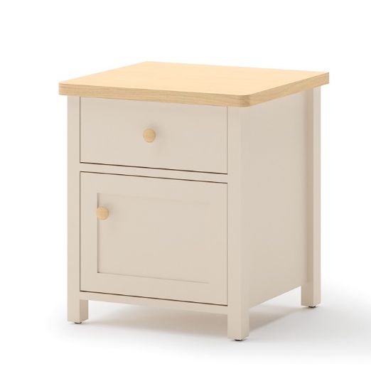 Obrazek Stolik nocny Story SO-07 beż piaskowy/dąb vincenza