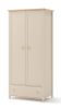 Obrazek Szafa dwudrzwiowa z szufladą Story SO-12 beż piaskowy/dąb vincenza