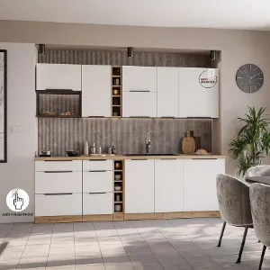 Obrazek Szafka Kuchenna Aria-Wh/Ar Anti Fingerprint 60dk-210 2f