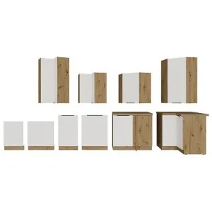 Obrazek Szafka Kuchenna Aria-Wh/Ar Anti Fingerprint 60dk-210 2f