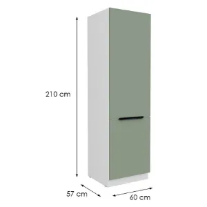Obrazek Szafka Kuchenna Aria-Sa/Wh Anti Fingerprint 60dk-210 2f