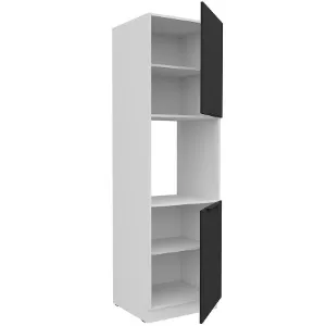 Obrazek Szafka Kuchenna Aria-Bl/Wh Anti Fingerprint 60dp-210 2f