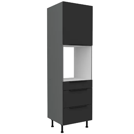 Obrazek Szafka Kuchenna Aria-Bl/Ant Anti Fingerprint 60dps-215 1f 3s