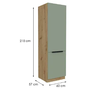 Obrazek Szafka Kuchenna Aria-Sa/Ar Anti Fingerprint 60dk-210 2f