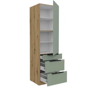 Obrazek Szafka Kuchenna Aria-Sa/Ar Anti Fingerprint 60dks-210 1f 3s