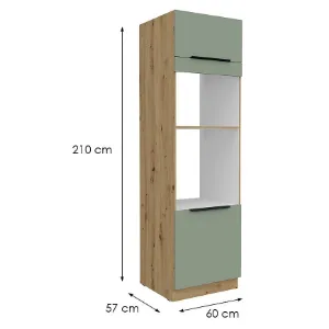 Obrazek Szafka Kuchenna Aria-Sa/Ar Anti Fingerprint 60dpm-210 2f
