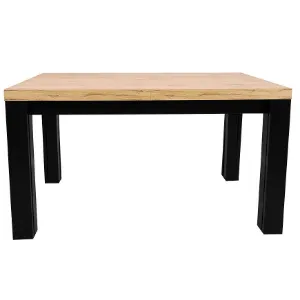 Obrazek Stół St-63 140x90+4x50 Wotan/Czarny