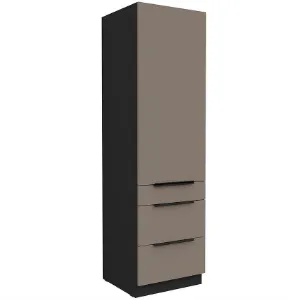 Obrazek Szafka Kuchenna Aria-Ta/Bl Anti Fingerprint 60dks-210 1f 3s