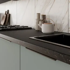 Obrazek Szafka Kuchenna Aria-Sa/Bl Anti Fingerprint 40dk-210 2f