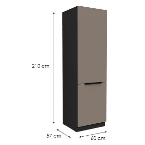 Obrazek Szafka Kuchenna Aria-Ta/Bl Anti Fingerprint 60lo-210 2f