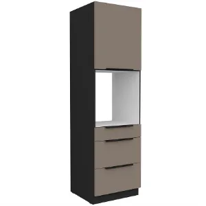 Obrazek Szafka Kuchenna Aria-Ta/Bl Anti Fingerprint 60dps-210 1f 3s