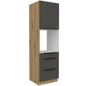 Obrazek Szafka Kuchenna Aria-Gr/Ar Anti Fingerprint 60dps-210 1f 3s