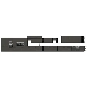 Obrazek Szafka Kuchenna Aria-Gr/Bl Anti Fingerprint 60lo-210 2f