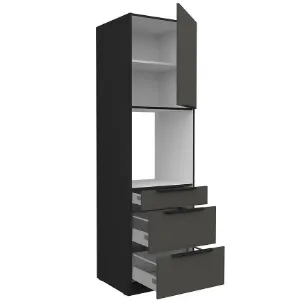 Obrazek Szafka Kuchenna Aria-Gr/Bl Anti Fingerprint 60dps-210 1f 3s