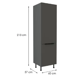 Obrazek Szafka Kuchenna Aria-Gr/Ant Anti Fingerprint 60dk-215 2f