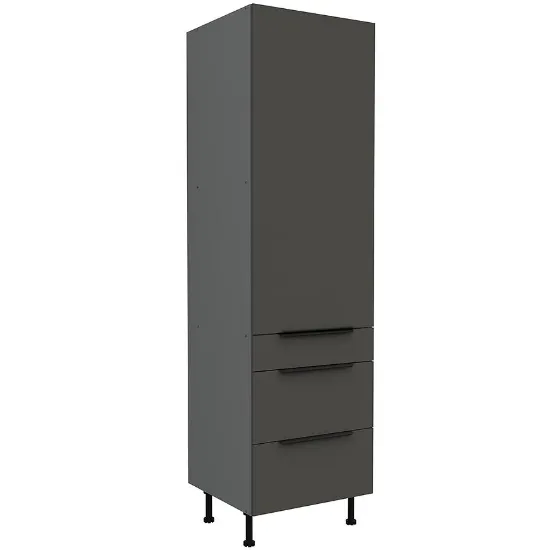 Obrazek Szafka Kuchenna Aria-Gr/Ant Anti Fingerprint 60dks-215 1f 3s