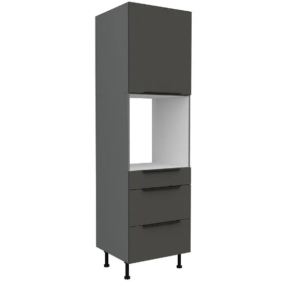 Obrazek Szafka Kuchenna Aria-Gr/Ant Anti Fingerprint 60dps-215 1f 3s