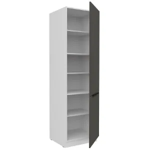 Obrazek Szafka Kuchenna Aria-Gr/Wh Anti Fingerprint 60dk-210 2f