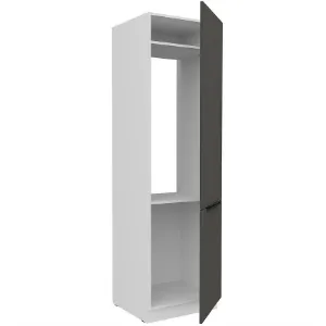 Obrazek Szafka Kuchenna Aria-Gr/Wh Anti Fingerprint 60lo-210 2f