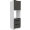 Obrazek Szafka Kuchenna Aria-Gr/Wh Anti Fingerprint 60dps-210 1f 3s