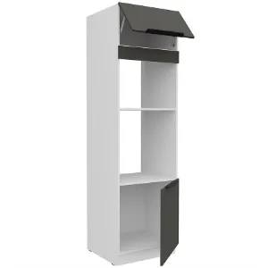 Obrazek Szafka Kuchenna Aria-Gr/Wh Anti Fingerprint 60dpm-210 2f