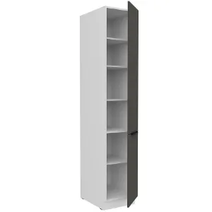 Obrazek Szafka Kuchenna Aria-Gr/Wh Anti Fingerprint 40dk-210 2f