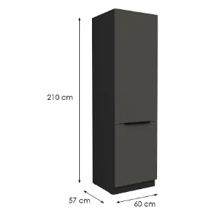Obrazek Szafka Kuchenna Aria-Gr/Bl Anti Fingerprint 60dk-210 2f