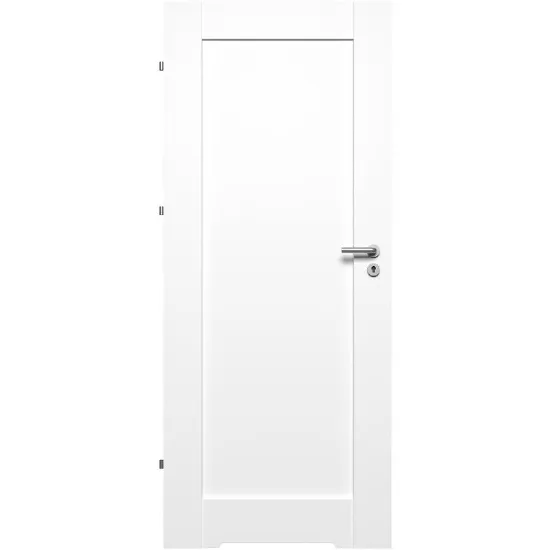 Obrazek Drzwi wewnętrzne LIZBONA PEŁNA 0*0 70L Biały WC+PW