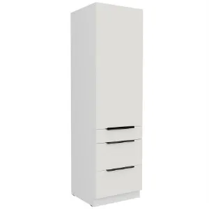 Obrazek Szafka Kuchenna Aria-Wh/Wh Anti Fingerprint 60dks-210 1f 3s