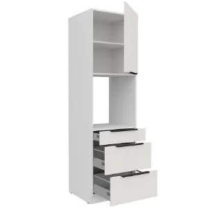 Obrazek Szafka Kuchenna Aria-Wh/Wh Anti Fingerprint 60dps-210 1f 3s