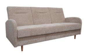 Obrazek Wersalka rozkładana z pojemnikiem Fibi beżowa