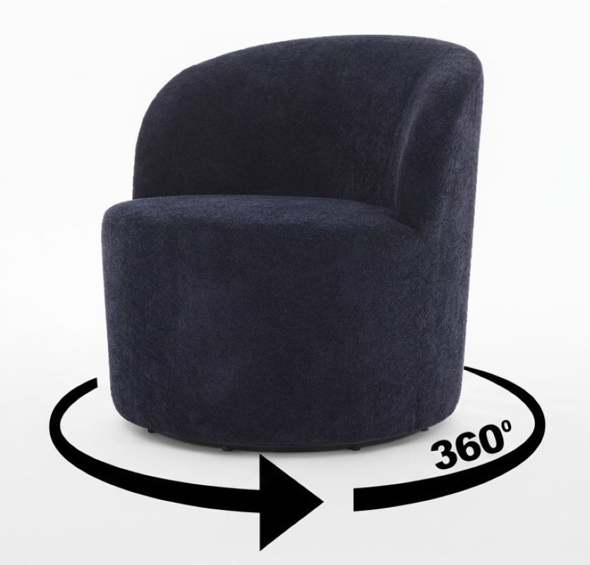 Fotel obrotowy Monte granat