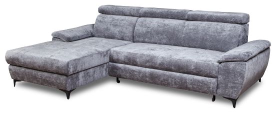 Obrazek Narożnik z funkcją spania Hermes prawy popielaty